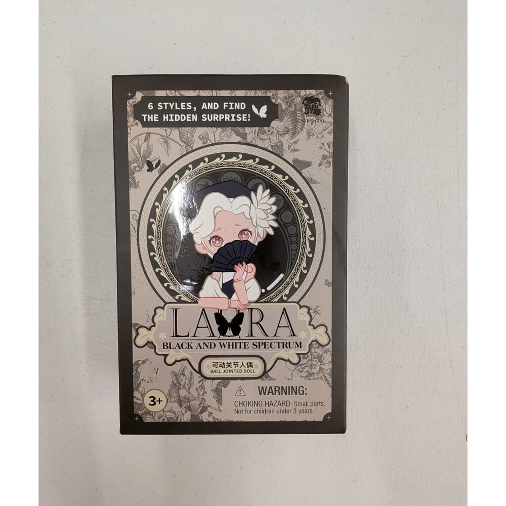 LARA Black and White Spectrum BJD Doll Mystery Box 6 Styles Surprise Figure